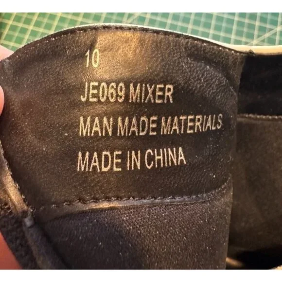 Lemonade Western Style Black White Cowboy Boots Snake Print Accents Womens Size - Picture 3 of 11